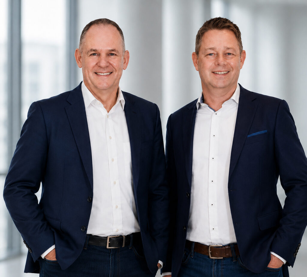 Projektsteuerung verbessern: Meik Philipp und Dr. Thorsten Nottebaum von PROJEKTERFOLG – Experten für, Krisenprojekte und Projektmanagement-Digitalisierung