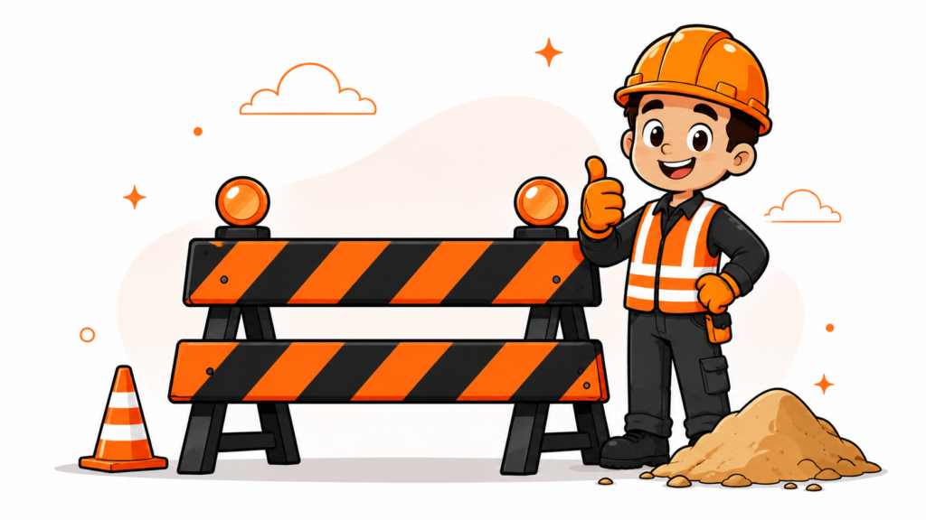Baustelle: Webseite in Arbeit